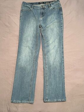 Buffalo David Bitton Boulevard Mid Rise Straight Leg Stretch Woman’s Jeans